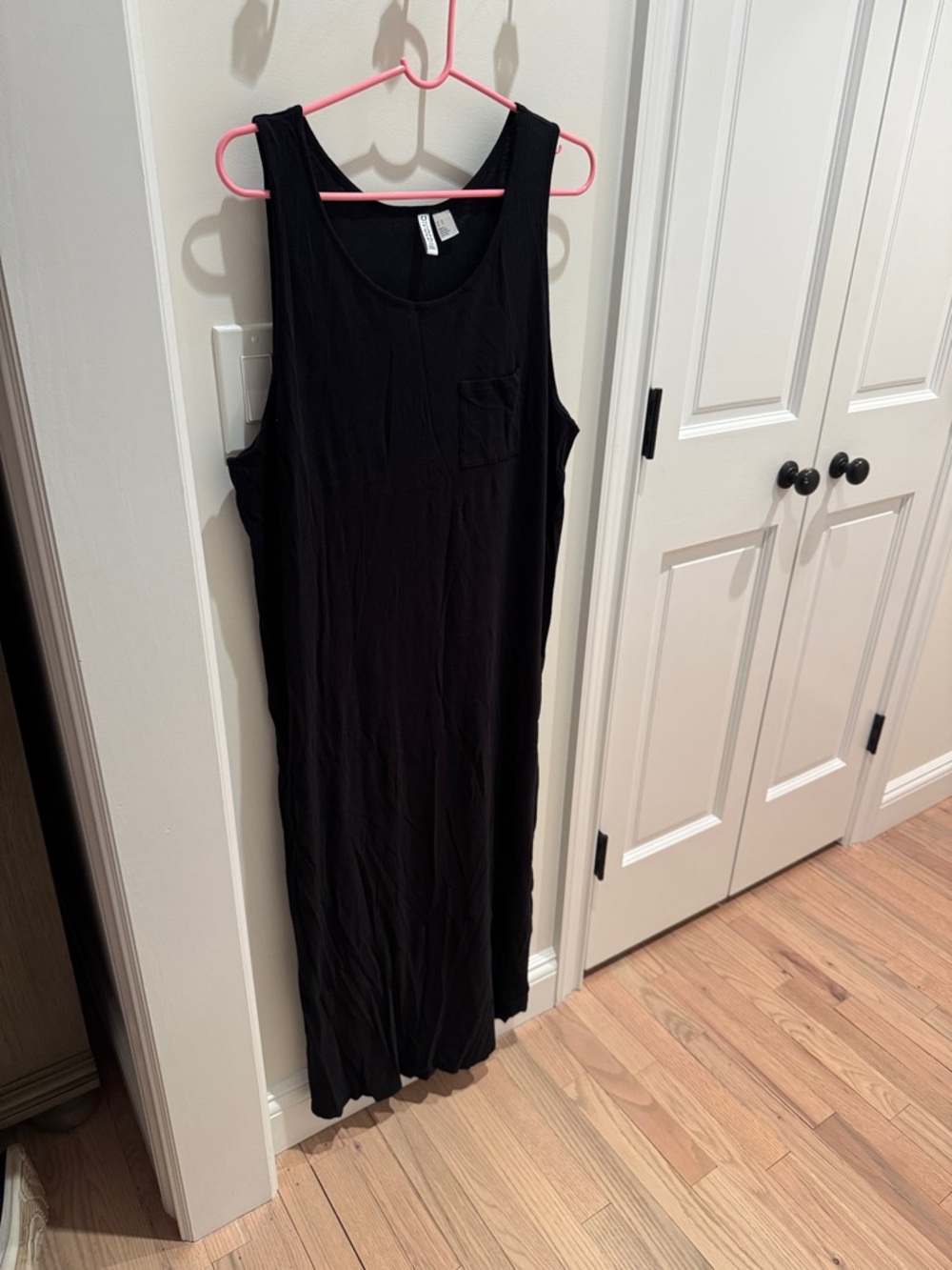 H&M Black Sleeveless Maxi Tank Dress